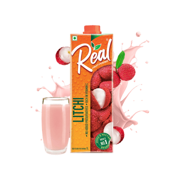 Real Fruit Power Litchi Juice - 1 ltr