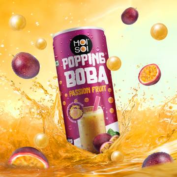 Moi Soi Popping Passion Fruit Boba Drink