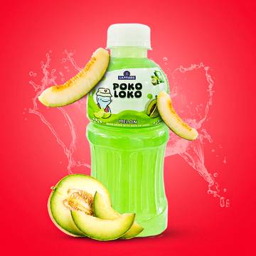 Poko Loko Melon Nata De Coco Juice