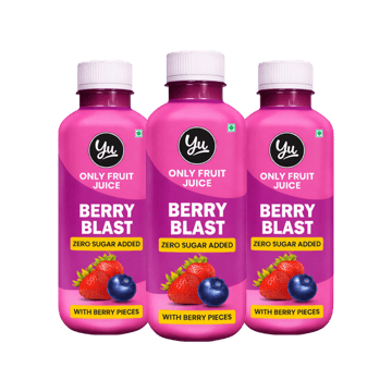 Yu Berry Blast Fruit Juice with Berry Pieces