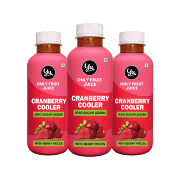 Yu Cranberry Cooler Fruit Juice (with Berry Pieces)