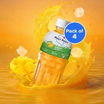Mogu Mogu Mango Drink - Pack of 4