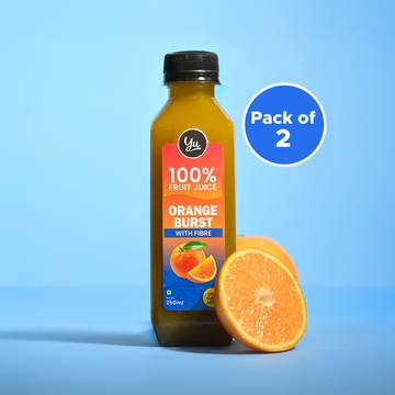 Yu 100% Orange Juice - Pack of 2