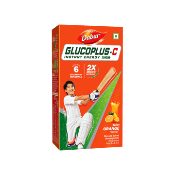 Dabur Orange Instant Energy Glucose Drink Mix