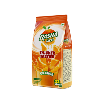Rasna Fruit Plus Florida Orange Drink Mix