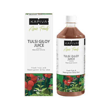 Kapiva Ayurveda Tulsi Giloy Herbal Juice (Natural Healer)