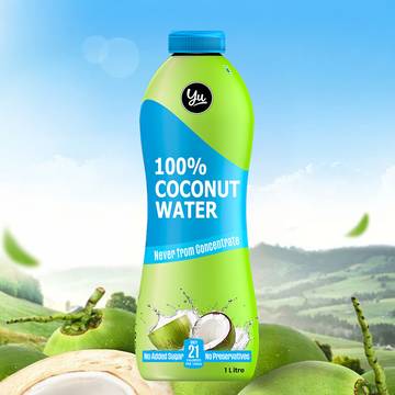 Yu 100% Natural Coconut Water - No Preservative