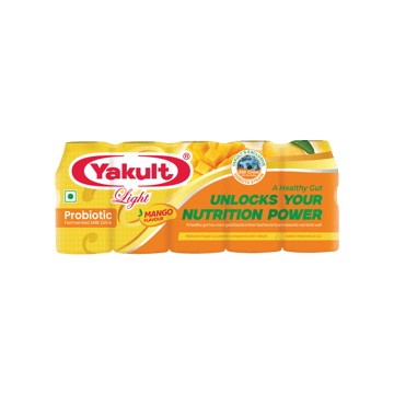 Yakult Light Mango Probiotic Fermented Milk Drink