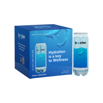 Booster Alkaline Water - Pack of 4