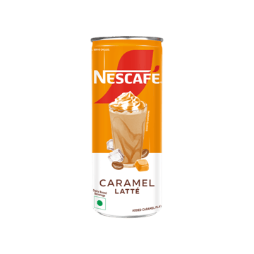 Nescafe Cafe Style Cold Coffee, Caramel-Latte