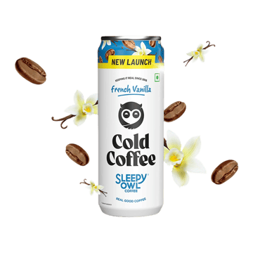 Sleepy Owl French Vanilla Cold Coffee Can