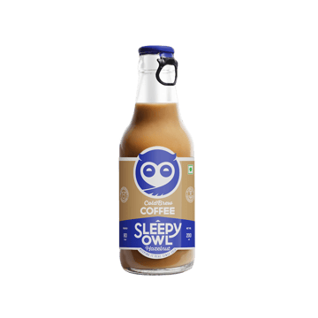 Sleepy Owl Hazelnut Cold Coffee Made with Cold Brew