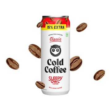 Sleepy Owl Classic Cold Coffee Can