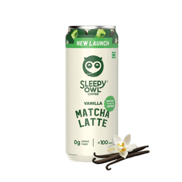 Sleepy Owl Vanilla Iced Matcha
