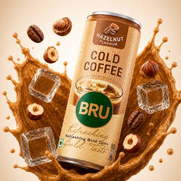Bru Hazelnut Cold Coffee