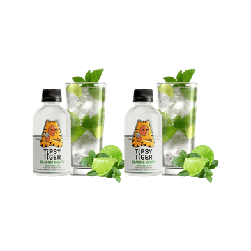 Tipsy Tiger Mojito Mocktail Cocktail Mix With Lemon & Mint - Pack of 2