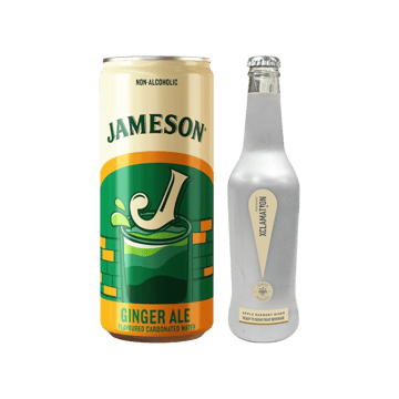 Jameson Ginger Ale + Xclamation Apple Harmony (Toddy) Mocktail & Cocktail Mix Combo