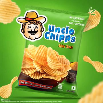 Uncle Chipps Spicy Treat Flavour Potato Chips