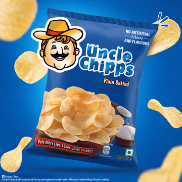 Uncle Chipps Plain Salted Potato Chips