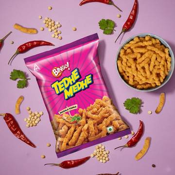 Bingo Tedhe Medhe Masala Tadka Crisps