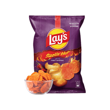 Lay's Sizzling Hot Potato Chips