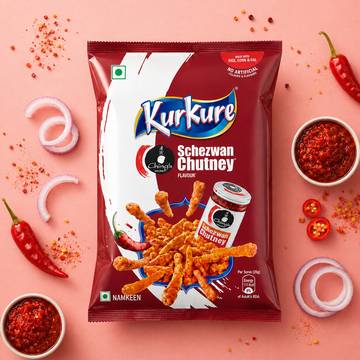 Kurkure Schezwan Chutney Crisps