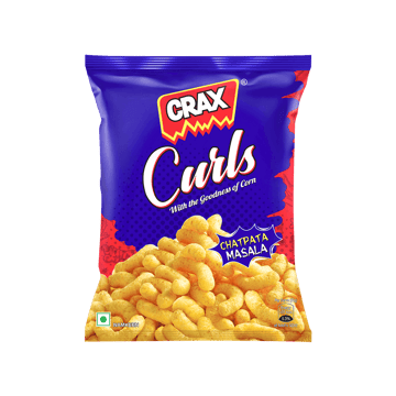 Crax Curls Chatpata Masala Puffs Snacks