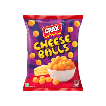 Crax Cheese Balls Puff Snacks
