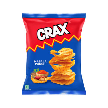 Crax Masala Punch Potato Chips Snacks
