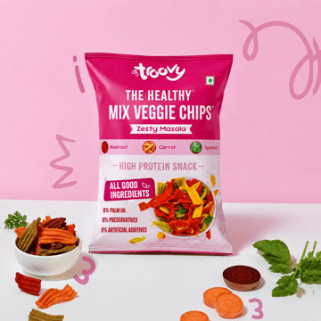Troovy Healthy High Protein Mix Veggie Chips