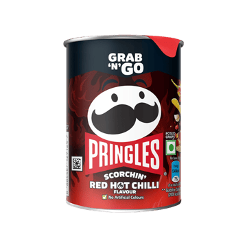 Pringles Scorchin’ Red Hot Chilli Potato Chips