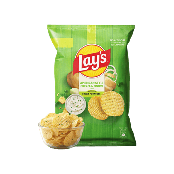 Lay's American Style Cream & Onion Flavour Potato Chips