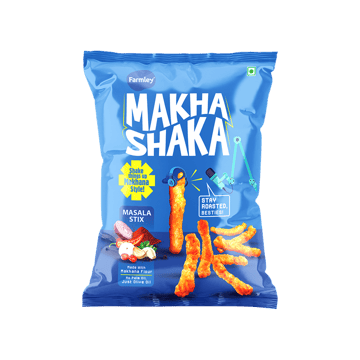 Farmley Makha Shaka Crisps - Masala Stix Healthy Snacks