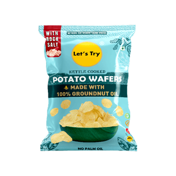 Let's Try Rock Salt Potato Chips / Wafers