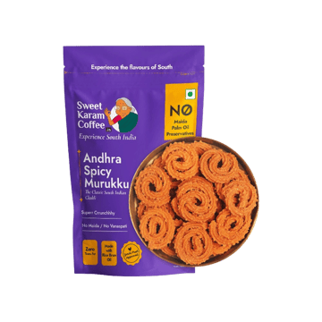 Sweet Karam Coffee Andhra Spicy Murukku (Chakli)