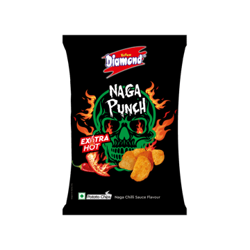 Yellow Diamond Naga Spicy Punch Potato Chips