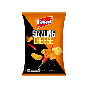 Yellow Diamond Sizzling Cheese Potato Chips
