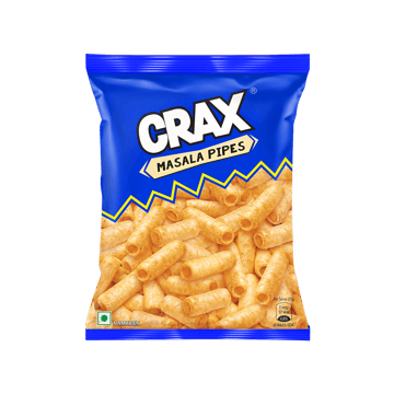 Crax Crunchy Pipes Masala Puffs Snacks