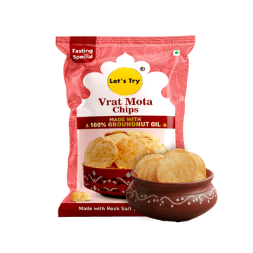 Let's Try Vrat Mota Chips / Aloo Chips