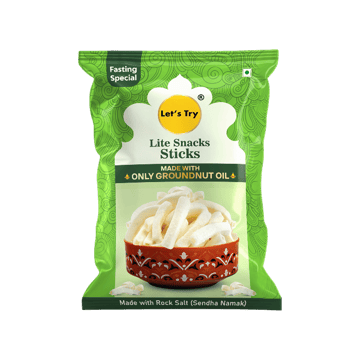 Let's Try Lite Snack Rock Salt Potato Sticks