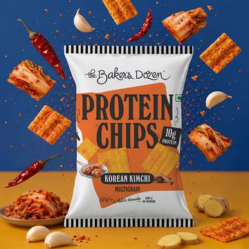 The Baker's Dozen Multigrain Protein Korean Kimchi Chips