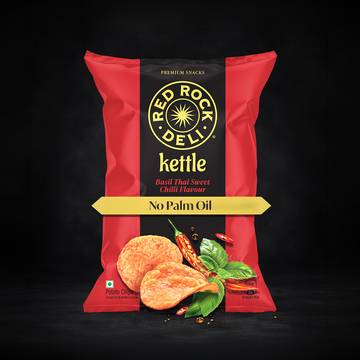 Red Rock Deli Kettle Chips (Basil Thai) No Palm Oil Snacks