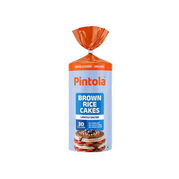 Pintola Organic Wholegrain Brown Rice Cake (Lightly Salted)