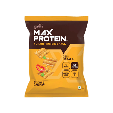 RiteBite Max Protein Desi Masala 10 g Protein Multigrain Chips