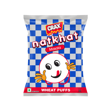 Crax Natkhat Masala Wheat Puffs Snacks