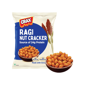 Crax Ragi Nut Crackers Peanuts