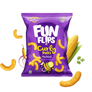 Fun Flips Baked & Crunchy Mocktail Curly Puffs