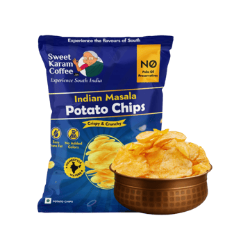 Sweet Karam Coffee Potato Chips - Indian Masala