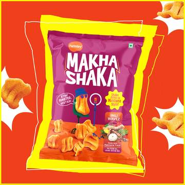 Farmley Makha Shaka Imli Wavez Makhana Chips