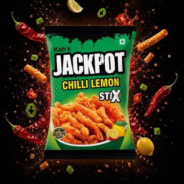 Kab's Jackpot Chilli Lemon Stix Crisps